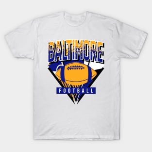 Baltimore Football Retro Art T-Shirt